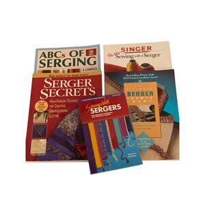 5 Serger Sewing Books On Basics Techniques & Projects For Beginners To Advanced